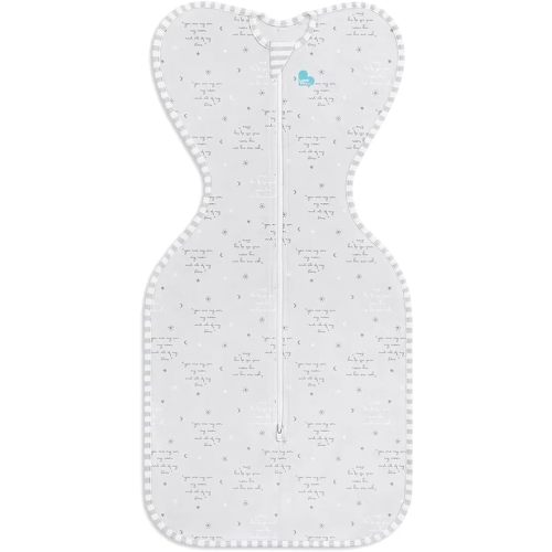 Love to Dream Swaddle, Baby Sleep Sack, Swaddle Up Self-Soothing Swaddles for Newborns, Get Longer Sleep, Snug Fit Helps Calm Startle Reflex, Lite 0.2 Tog Sleep Sack, 13-19 lbs, Gray