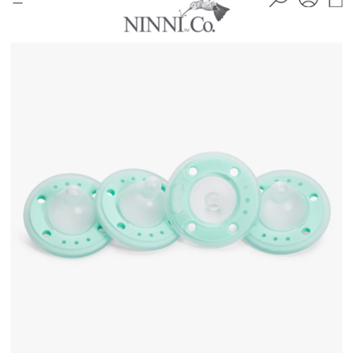 Ninni Pacifier Mint 4 Pack