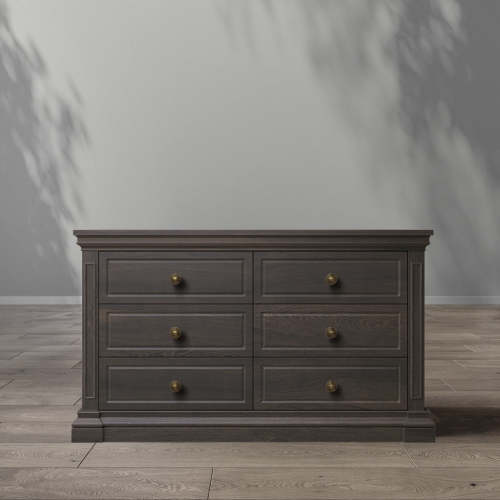Jackson Double Dresser- Aqua Gray