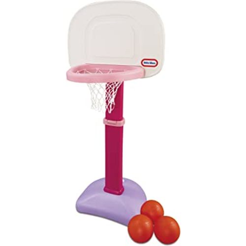 Little Tikes Easy Score Basketball Set, Pink, 3 Balls