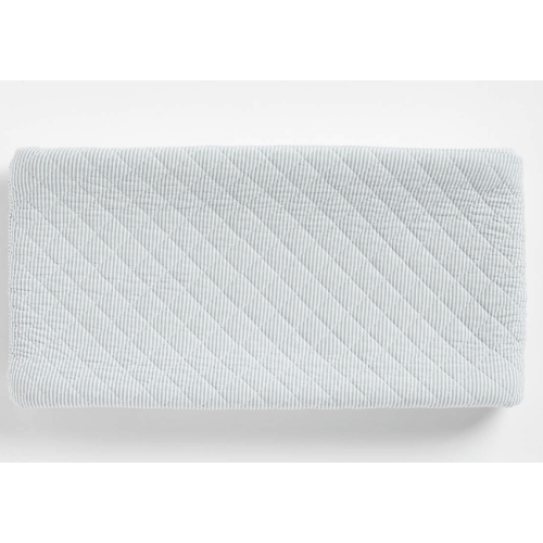 Comfy Tee Whisper Stripe Blue 100% Organic Cotton Jersey Baby Changing Pad Cover