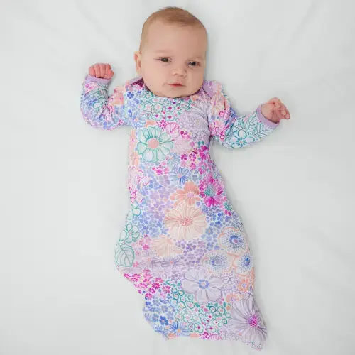 Doodle Blooms Infant Gown – Little Sleepies