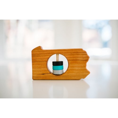 Pennsylvania State Wooden Baby Rattle™