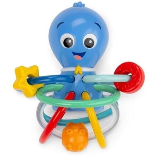 Baby Einstein Ocean Explorers Opus’s Shake & Soothe Teether Toy & Rattle, Ages 0 Months and Up