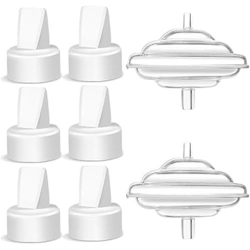 PUMPMOM-US Replacement Duckbill Valves and Backflow Protector for Spectra, Compatible Pump Parts for Spectra S1 S2 9 Plus and SG (Not Original Spectra S2 Accessories)