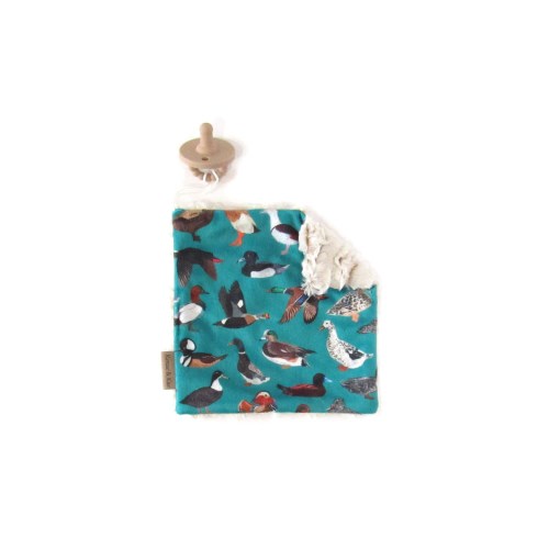 A Waddle Of Ducks Binky Blanket, Mallard Duck Pacifier Clip, Pacifier Holder, Duck Hunting Baby Gift, Soft Paci Keeper, Duck Pacifier Lovey