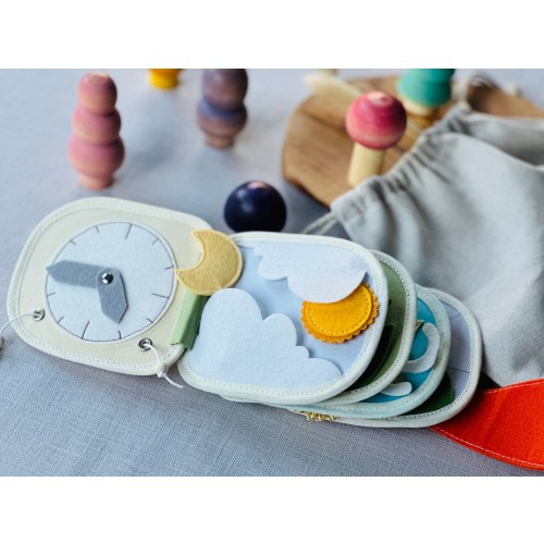 Quiet Book, Felt Book, Children's Book, Activity Book, Busy Book, Sensory Learning Toy, Montessori