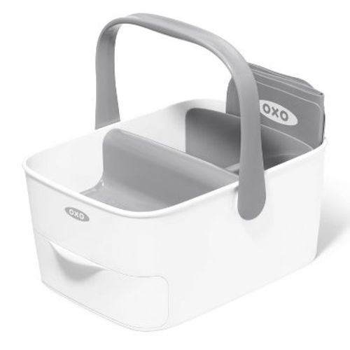 Oxo Travel Diaper Caddy With Changing Mat - Gray