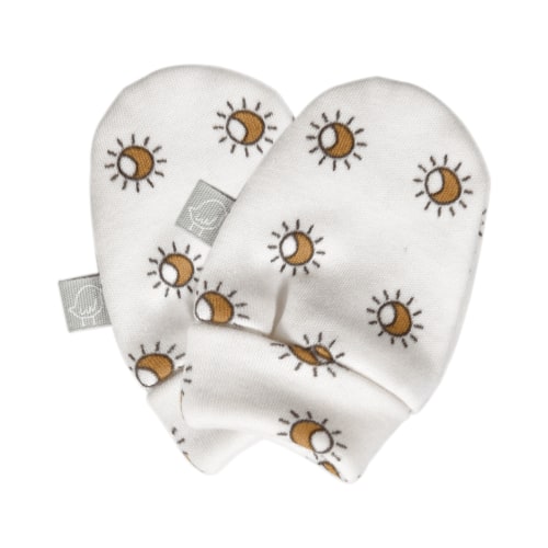 Organic Baby Mittens - Sun Ray | 100% Organic - Finn + Emma