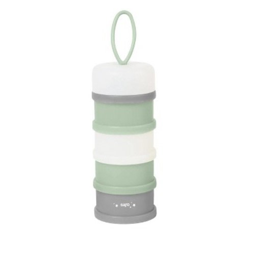SARO Hunter Formula Dispenser: Portable Baby Milk Powder Container & Cereal Storage with Pacifier Holder