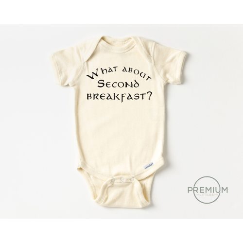 What About Second Breakfast Onesie® | 100% Premium Cotton | Available in SS Onesie® LS Onesie® and Toddler Shirt
