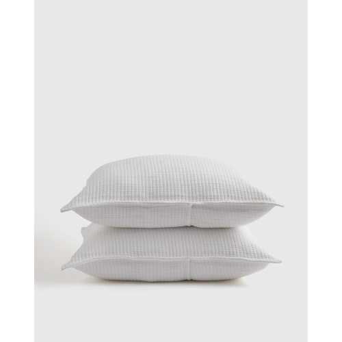 Organic Ribbed Cotton Shams