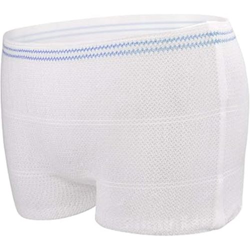 Mesh Postpartum Underwear 10 Counts C-Section Recovery Briefs Carer High Waist Disposable Maternity Pants Breathable,Stretchy Medium