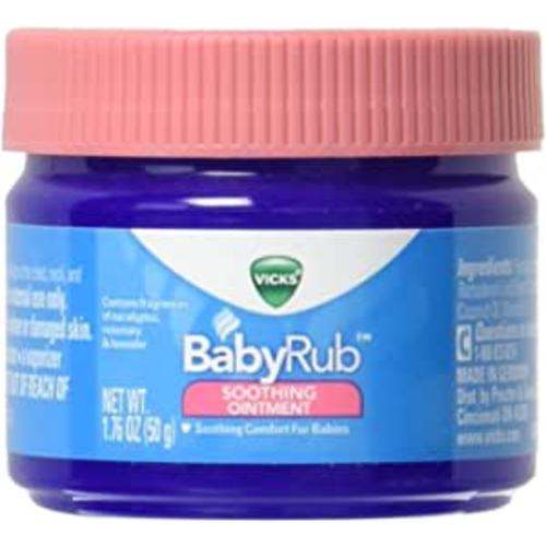 Vicks BabyRub Soothing Vapor Ointment - 1.76 oz - 1.76 Ounce (Pack of 1)