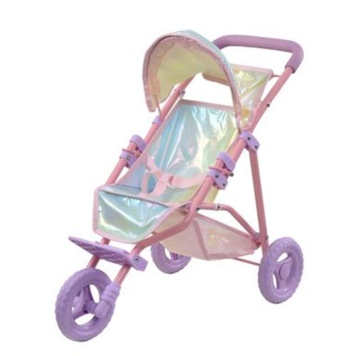 Olivia's Little World Magical Dreamland Baby Doll Jogging Stroller, Iridescent
