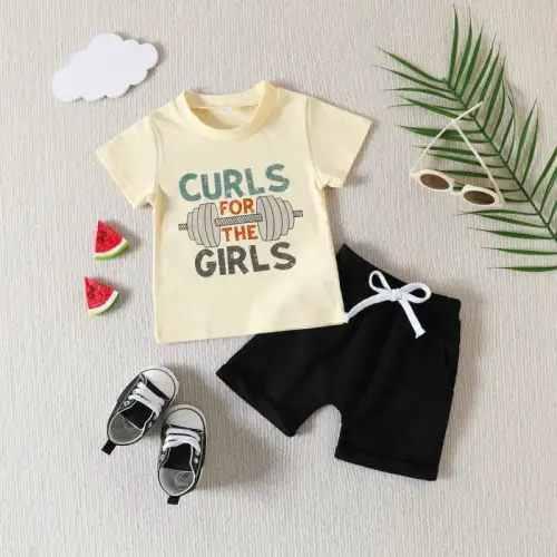 Baby Boy Curls For The Girls Set