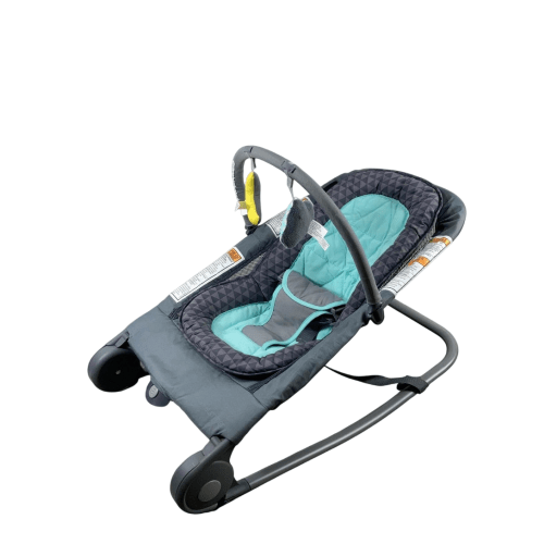 Summer Infant 2-in-1 Baby Bouncer And Rocker Duo, Gray and Teal