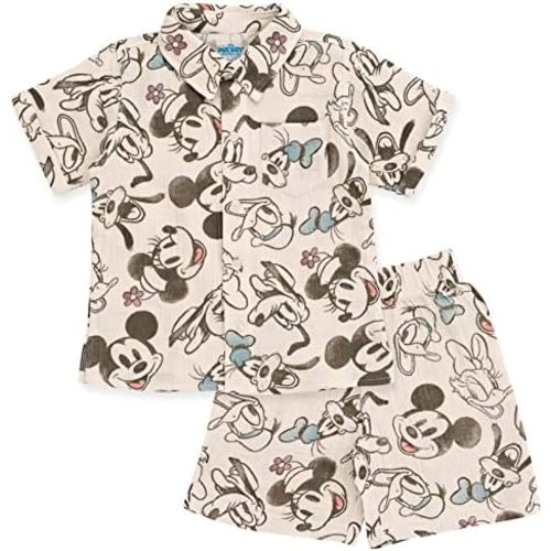 Disney Winnie The Pooh Mickey Mouse Outfit Set Shortall Dress Newborn to Little Kid