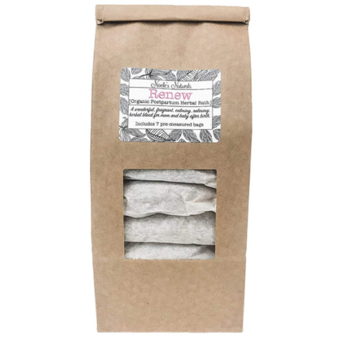 Organic Postpartum Herbal Bath - Pack of 7 sachets - For after childbirth - Sitz Bath - Promotes Healing and Relaxation after birth - V-steam