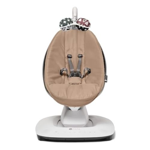 4moms MamaRoo Multi-Motion Baby Swing, Bluetooth Enabled with 5 Unique Motions, Sandstone