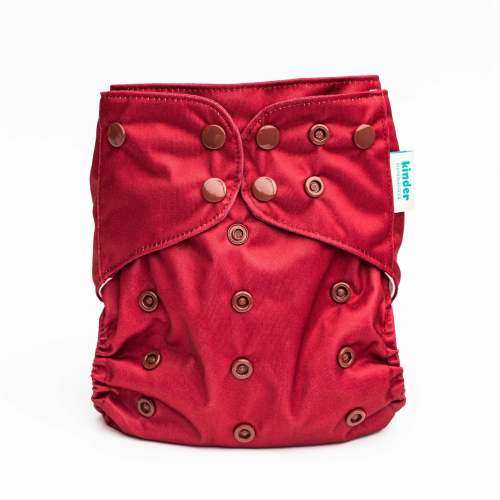 Solid Color: Essentials Pocket Cloth Diaper with Athletic Wicking Jersey, Grows with your Baby