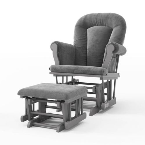 Child Craft Forever Eclectic Cozy Glider And Ottoman - Gray