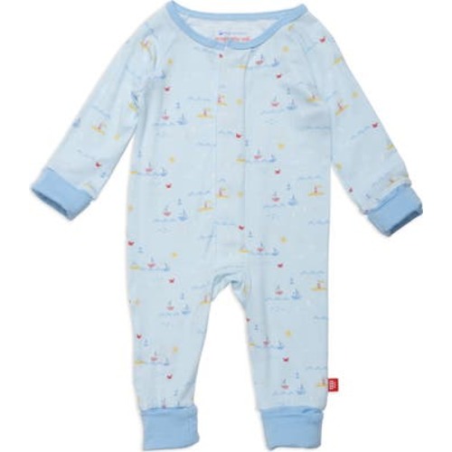 Magnetic Me Sailebrate Good Time Magnetic Closure Convertible Footie | Nordstromrack