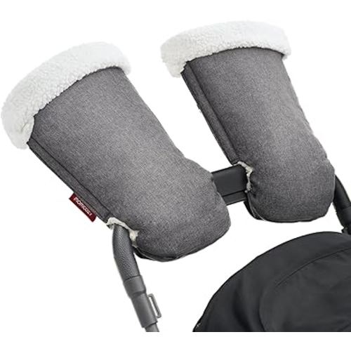 Momcozy Stroller Gloves Warmmuffs | Universal Winter Anti-Freeze Stroller Mittens | Winter Handmuff Stroller Accessories | Ultra-Plush,Weather-Proof | Foldable Adjustable | Shopping Golf Pet Cart