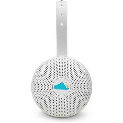 Yogasleep Hushh+ Portable White Noise Machine for Baby, 20 Soothing Natural Sounds, Wireless Charging & Speaker, Compact Size, Noise Canceling for Better Sleep, Privacy & Nursery Must Have