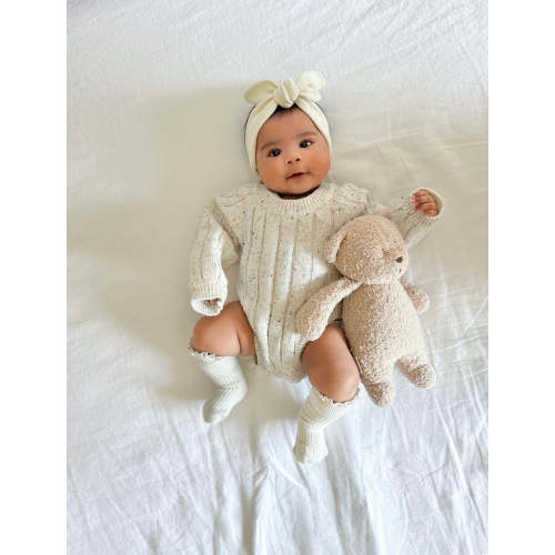 Wide Ribbed Knit Onesie ‘Sprinkle’