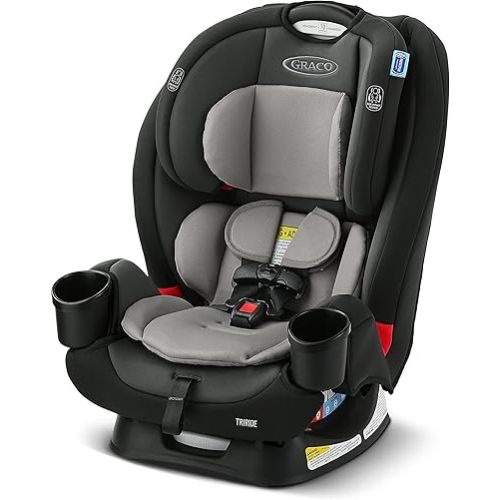 Graco TriRide 3-in-1 Convertible Car Seat - Highback Booster, Forward & Rear Facing modes, Suitable from Newborn to Preschooler, Perfect for Long Journeys in Redmond Color