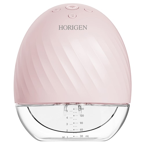 Horigen Breast Pump 2267A Single Pink Electric Wearable Breast Pump Lower Noise 2 Modes 5 Suction Levels Hands Free USB Rechargeable