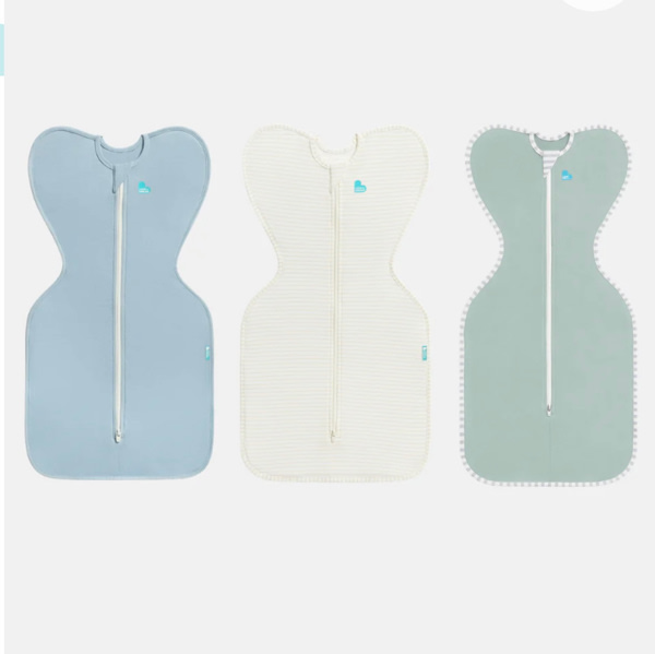 Swaddle Up Starter Bundle | 0.2 TOG | Soft Blue | Breton Stripe | Olive