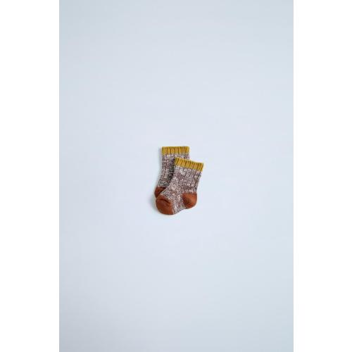 TWISTED YARN SOCKS - Light beige | ZARA United States