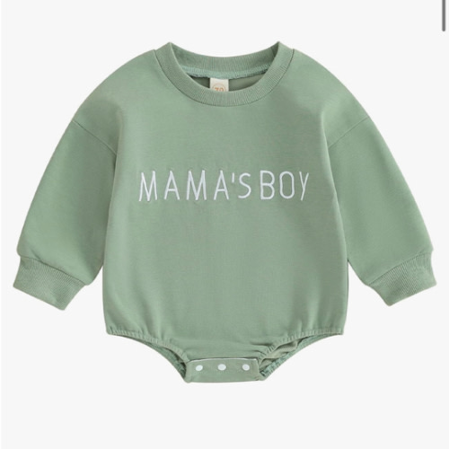 VISGOGO Newborn Infant Baby Boy Girls Oversized Romper Little Dude Sweater Onesie Coming Home Outfit Neutral Clothes