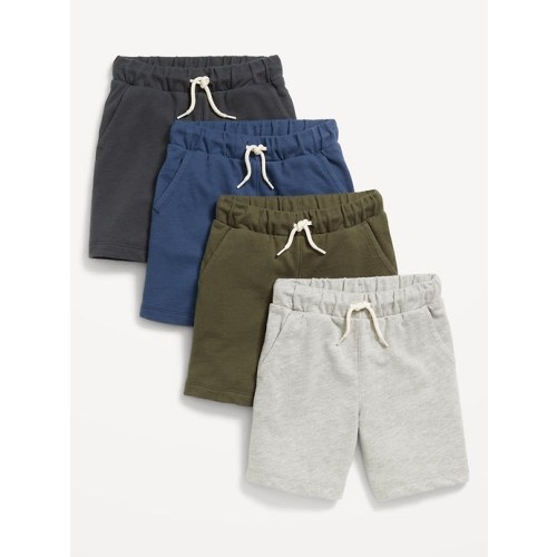 French-Terry Jogger Shorts 4-Pack for Toddler Boys