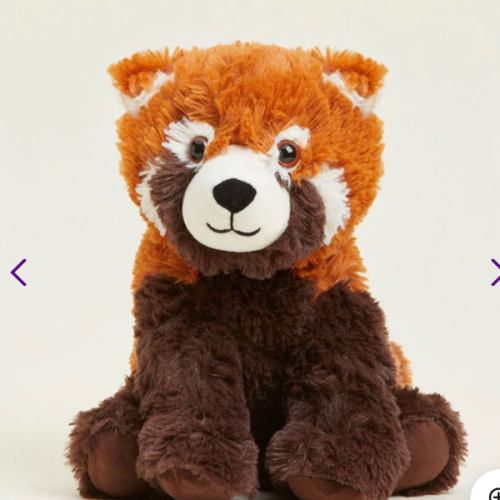 Warmies Red Panda Stuffed Animals | Weighted Red Panda Plush