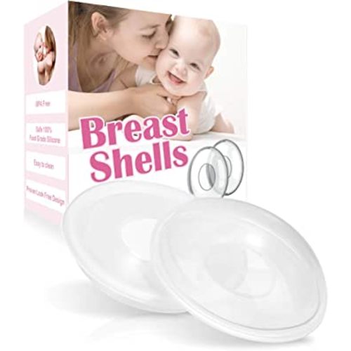 Breast Shells Milk Saver for Breastfeeding, 2 Pack BPA Free Breast Shield Nursing Cups Protect Sore Nipples Breast Milk Collection Shells