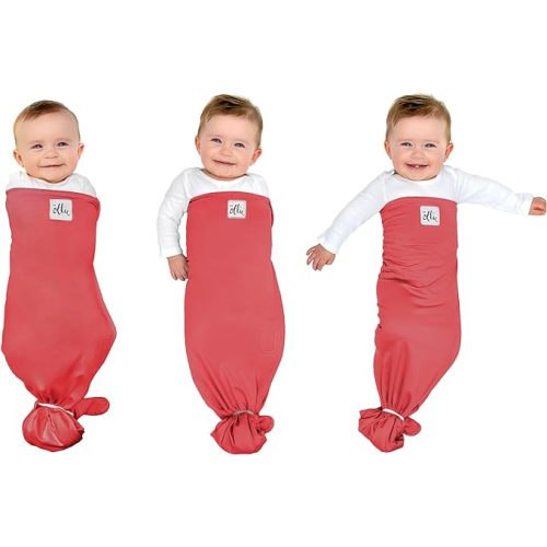 The Ollie Swaddle - Helps to Reduce The Moro (Startle) Reflex - Made from a Custom Designed Moisture-Wicking Material (Sunset)