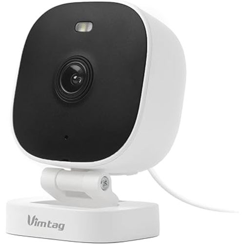 VIMTAG 5G/2.4G 2.5K Cameras for Home Security-Outdoor/Indoor Camera for Dog/Cat/Pet/Nanny/Baby, Wired, Color Night Vision, Free AI Detection, 2-Way Audio, 24/7 SD Recording,Support Alexa Cloud SD Card