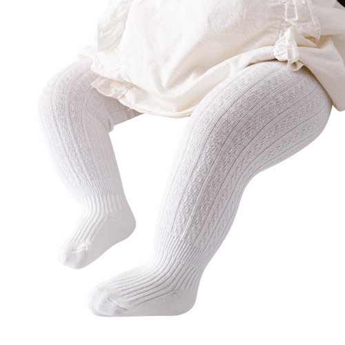 Baby Girl Leggings Solid Knitted Pantihose Stretchy Spring Summer Pantyhose Tights