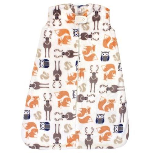 Hudson Baby Infant Boy Plush Sleeping Bag, Sack, Blanket, Forest, 6-12 Months
