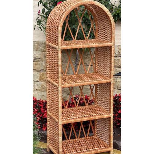 Wicker shelf, Storage shelf, Bookshelf, Plant shelf, Rattan shelf, Bookcase, Natural shelf, Wicker storage, Mother's day gift