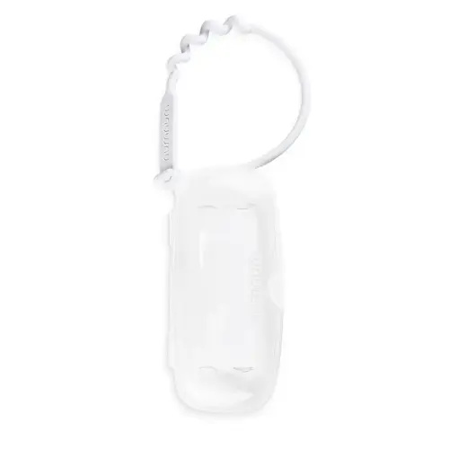 NumNum Pre-Spoon GOOtensils Travel Case with Silicone Tie – Clear (Case Only, Spoons Not Included)