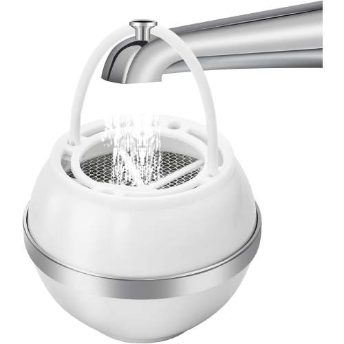 Demine Bath Filter for Tub, Bathtub Water Filter for Softer Skin & Hair, 8-Stage Filtration, 2500 Gal Capacity, BPA Free Easy to Install for Home & Hotels