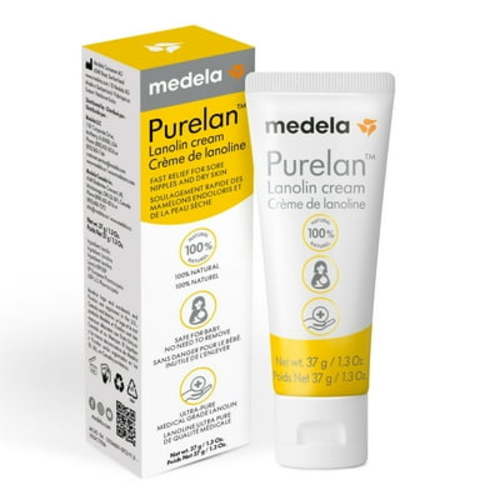 Medela Purelan Lanolin for Breastfeeding, 100% All Natural Single Ingredient, 1.3 Oz.