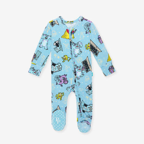 Disney Monsters, Inc. Footie Zippered One Piece