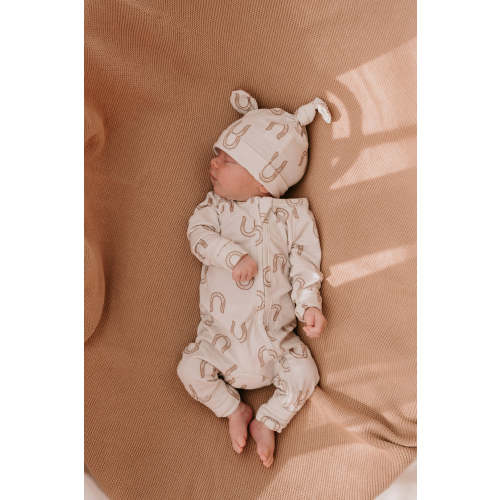 Zip Romper | Western Horse Shoe *PRE-ORDER* – Little and Fern