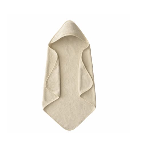 Mushie Baby Hooded Towel | Fog