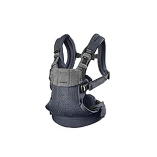 BabyBjörn Baby Carrier Harmony, Anthracite, 3D Mesh | 3-in-1 Ergonomic Baby Carrier; Newborn, Facing-In, Outward-Facing, and Back Carrying Positions Supported (7-40 lbs), Newborn to Toddler